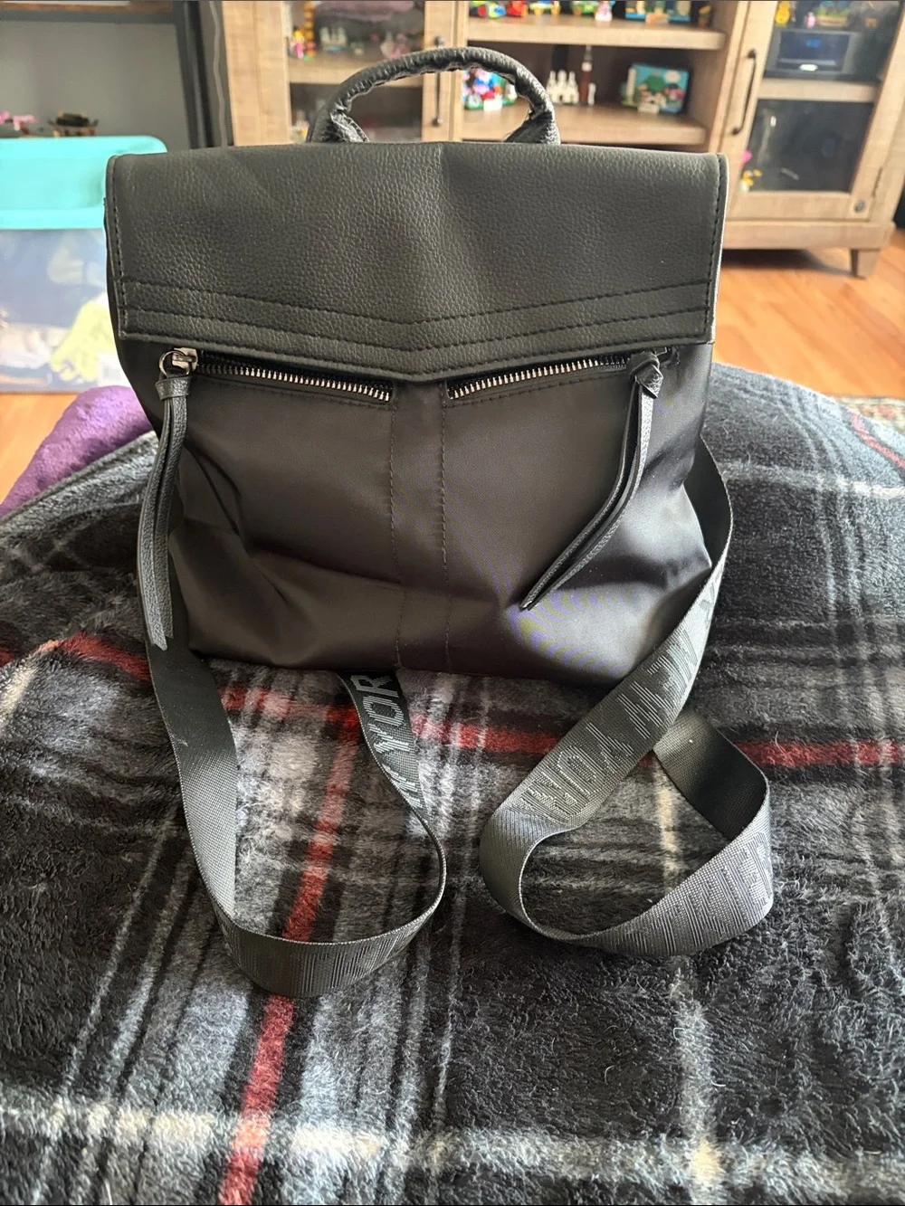 Botkier Black Convertible Backpack - Casual Everyday Bag